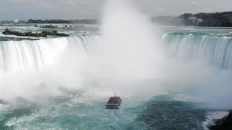 Chutes du Niagara en drône