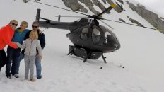 helicoptere nouvelle zélande avec papy mamie franz josef glacier